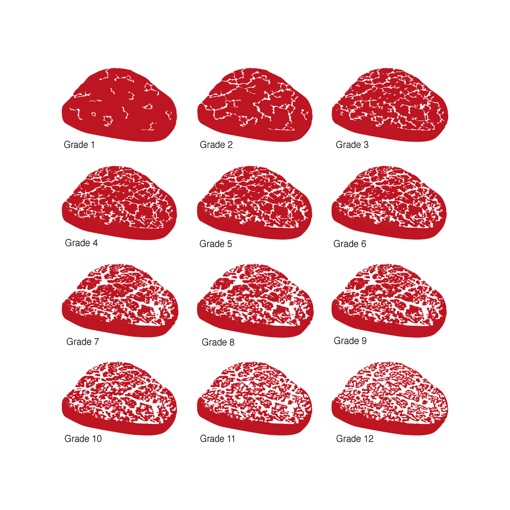 Wagyu Beef Marbling Chart